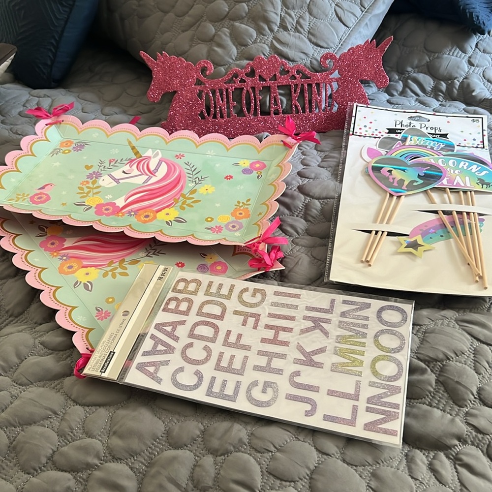 Unicorn Birthday decorations